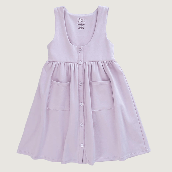 Fable Pinafore | Orchid, Girls Dress, Fridays with Millie - All The Little Bows