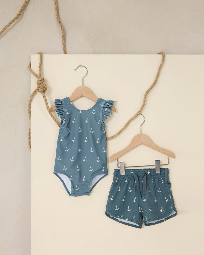 Scoop Back Onepiece Swimsuit || Anchors