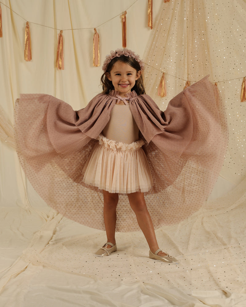 Tulle Cape || Dusty Rose