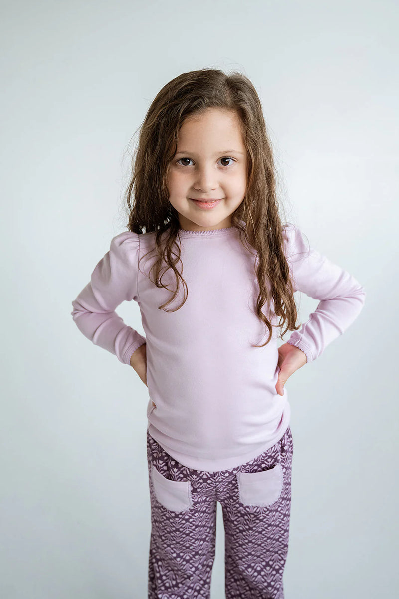 Long Sleeve Beaufort Tee | Orchid