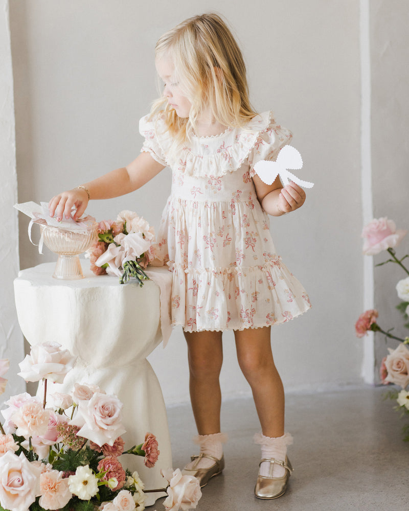 Eva Dress || Bow Ditsy