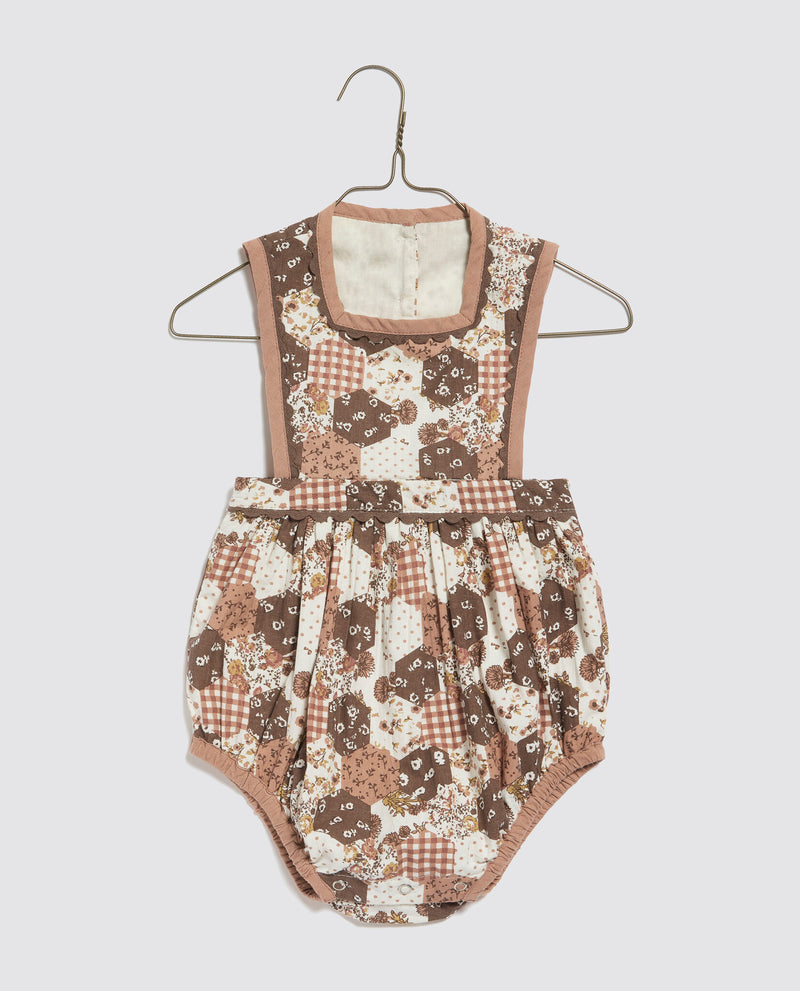 Bridget Romper || Patchwork Print