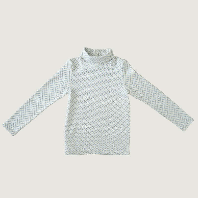 Snap Turtleneck | Patch Stitch, Girls T Shirt, Fridays with Millie - All The Little Bows