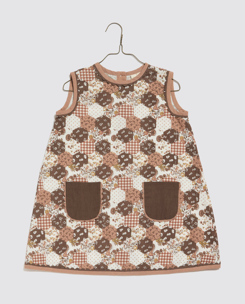 Hannah Dress || Patchwork Print