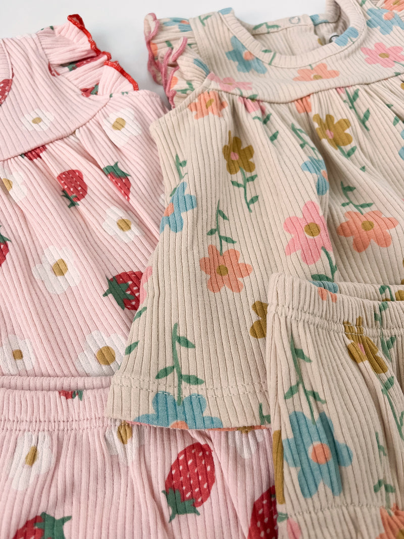 Rib Flutter Set || Groovy Garden
