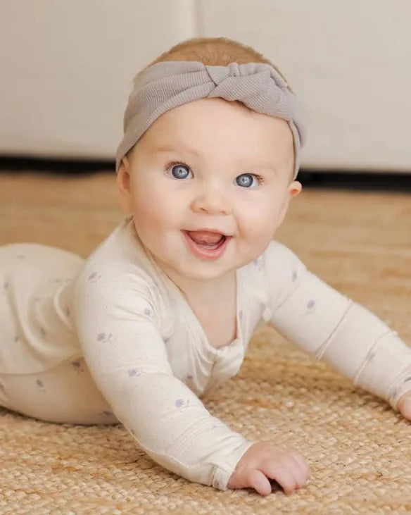 Bamboo Zip Footie || Sweet Pea