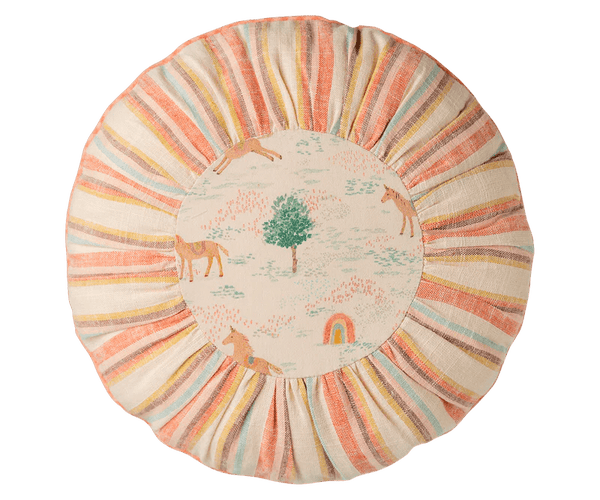 Maileg | Small Cushion, Round - Unicorn, , Maileg - All The Little Bows