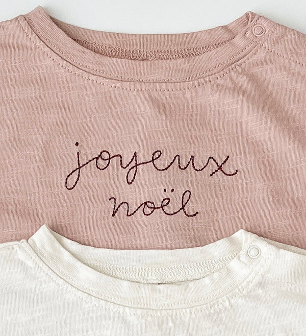 Ruffle Long Sleeve Tee || Joyeux Noel