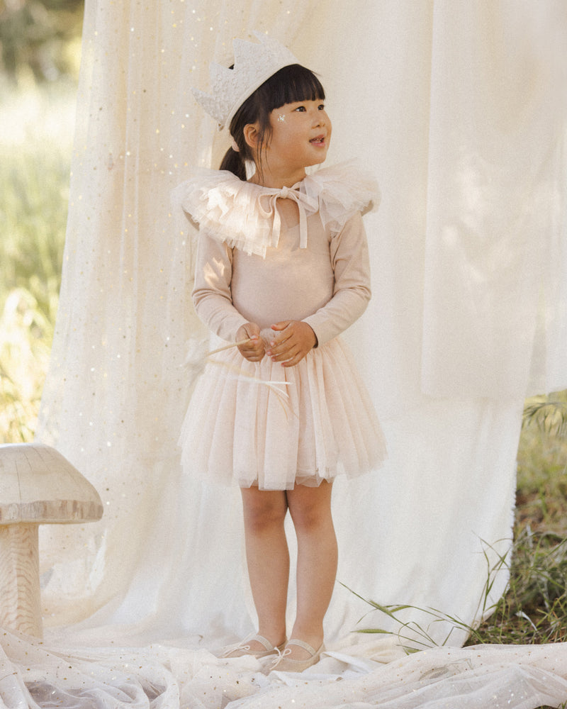 Ruffle Tulle Collar || Antique