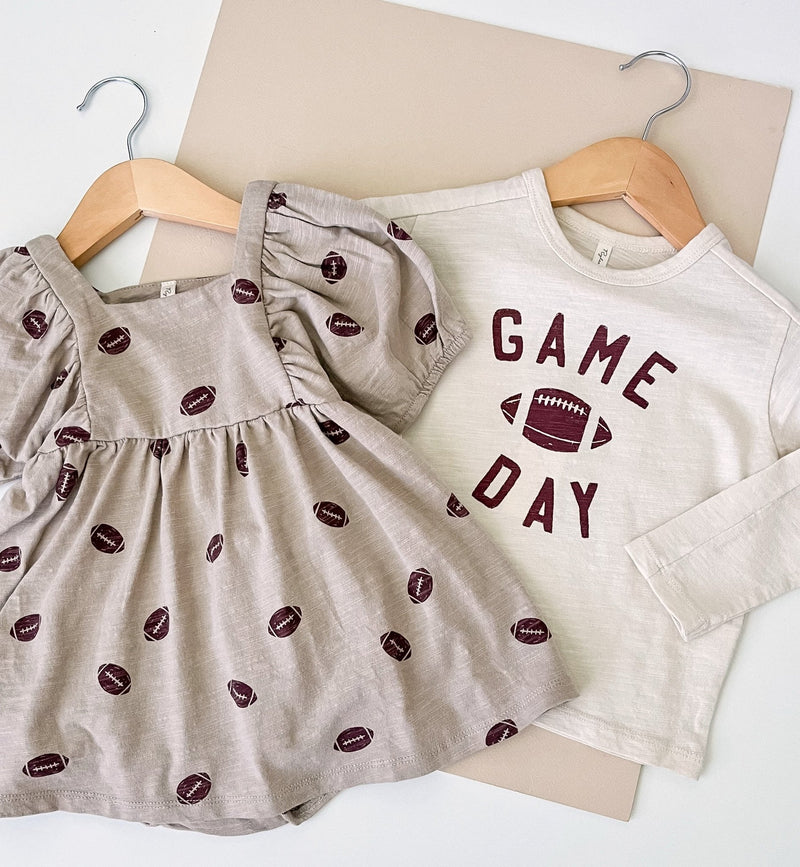Brea Dress || Football, , Rylee + Cru - All The Little Bows