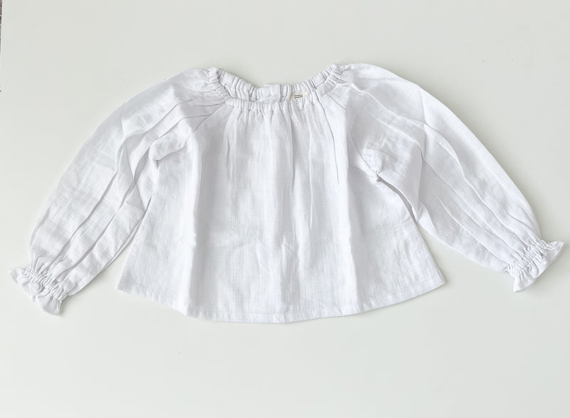 Elsie Blouse || White