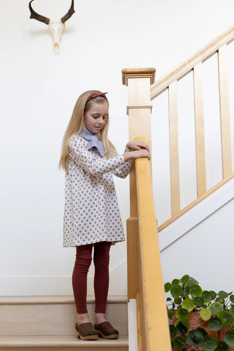 Pima Frill - Neck Dress | Cameo, Girls Dress, Iver & Isla - All The Little Bows