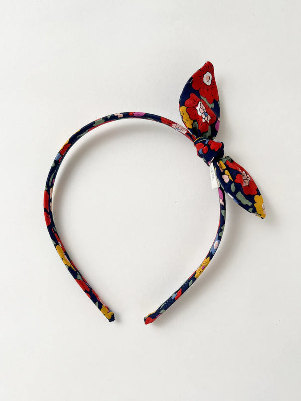 Alice Bow Headband | Liberty - Betsy Meadow