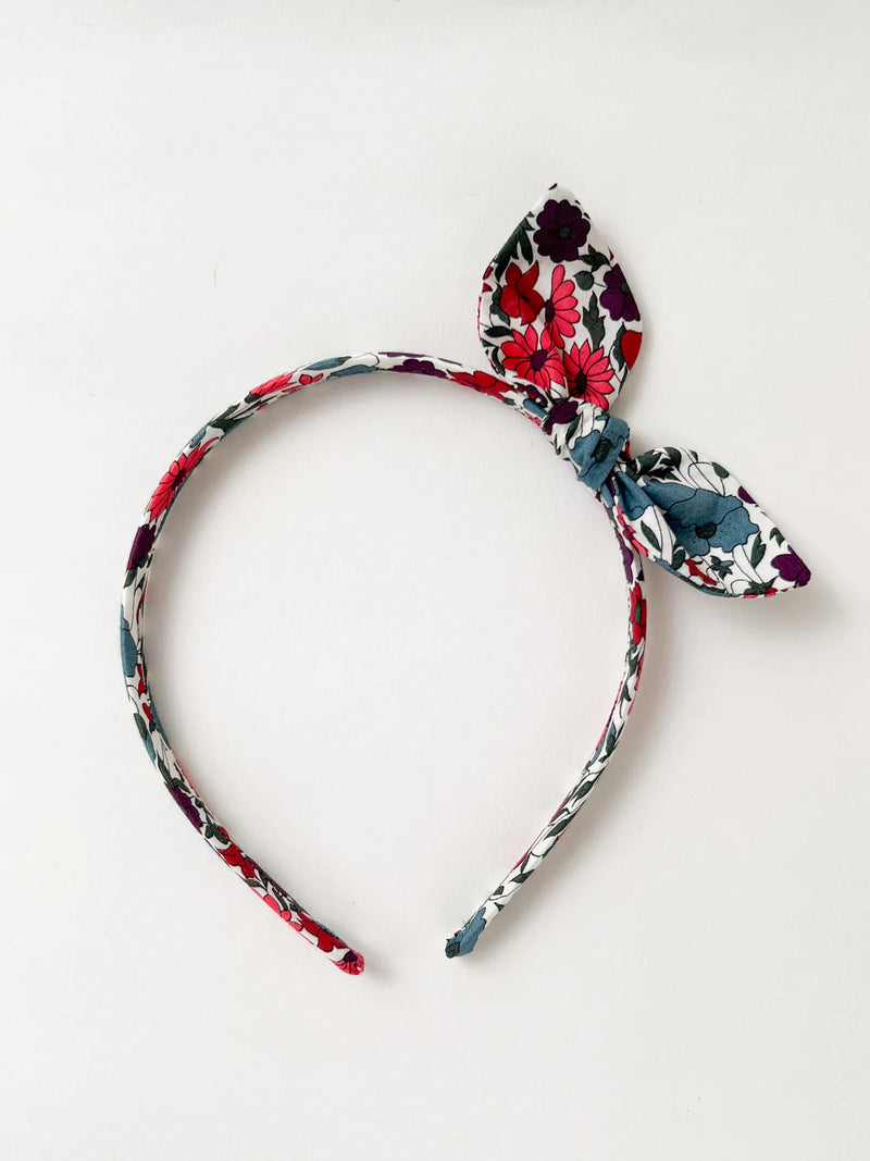 Alice Bow Headband | Liberty - Poppy & Daisy