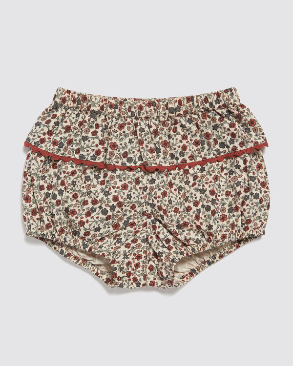 Organic Frilly Bloomers || Cottage Floral