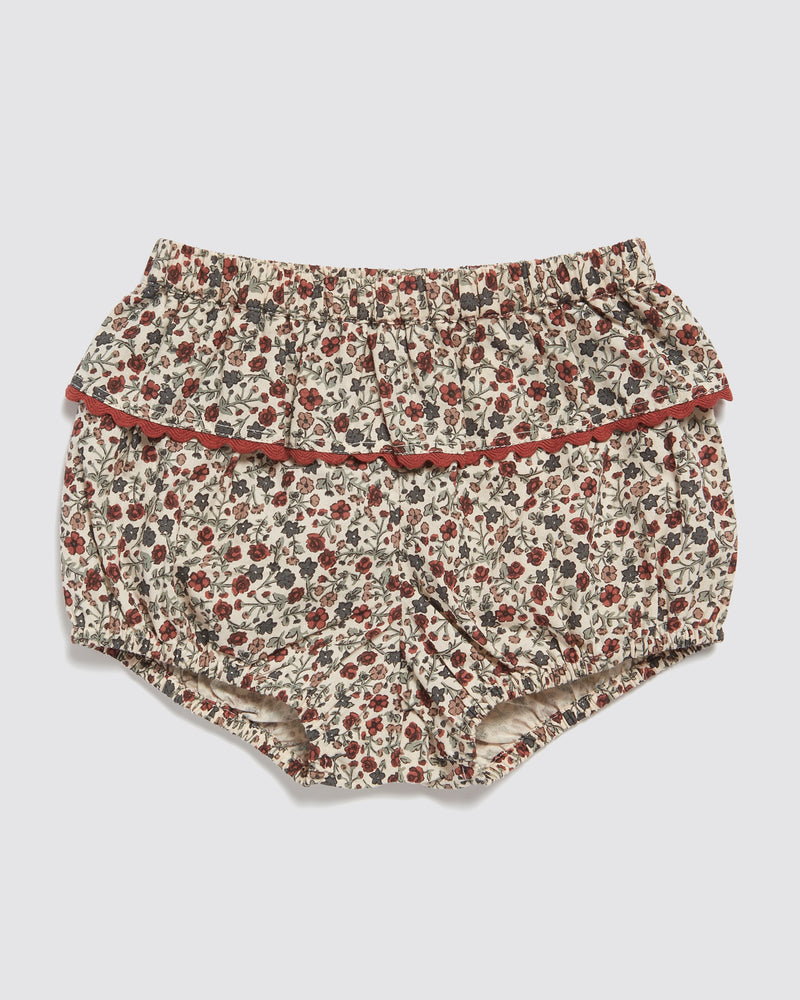 Organic Frilly Bloomers || Cottage Floral