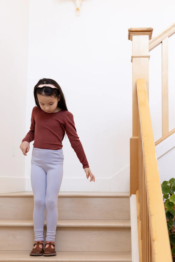 Pima Puff Ballet Top | Madder Root, Girls T Shirt, Iver & Isla - All The Little Bows