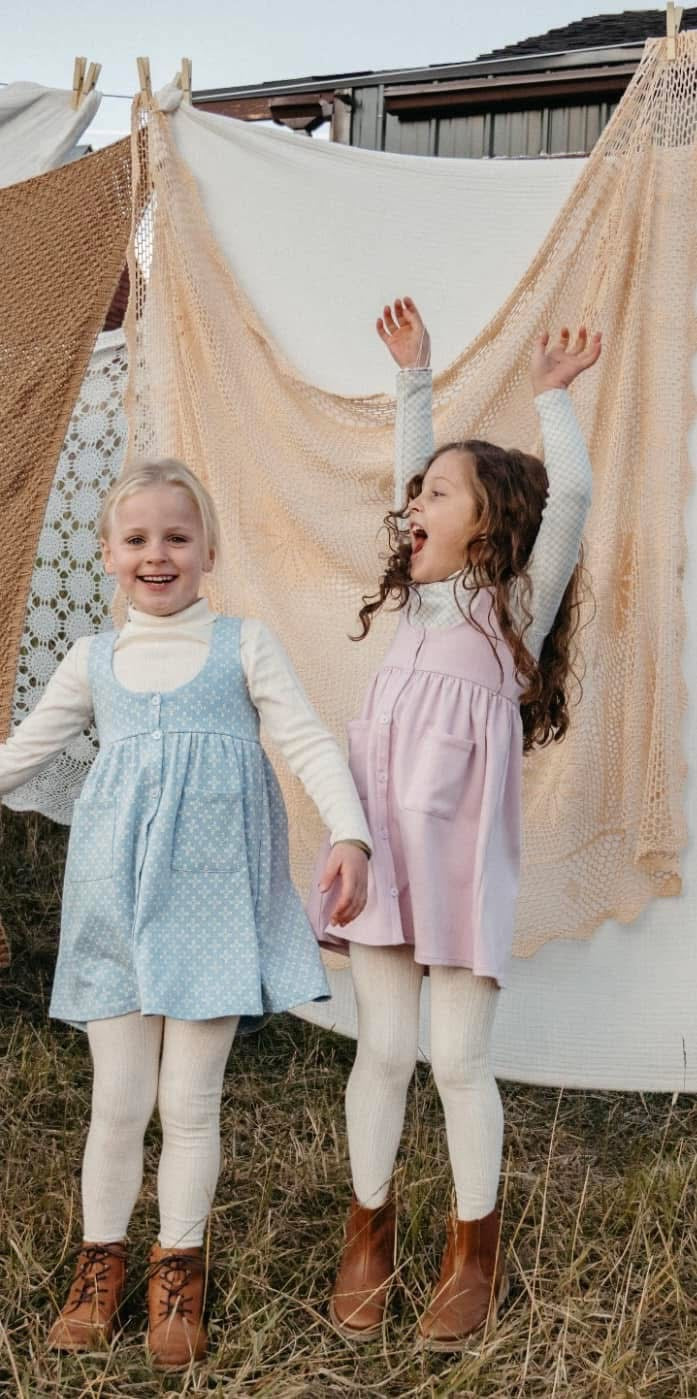 Fable Pinafore | Orchid