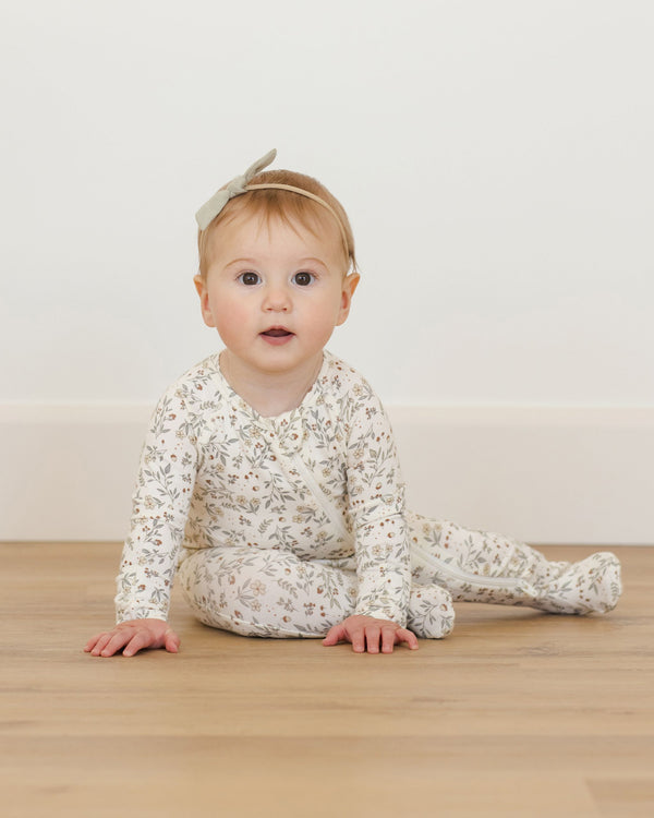 Bamboo Zip Footie || Woodland