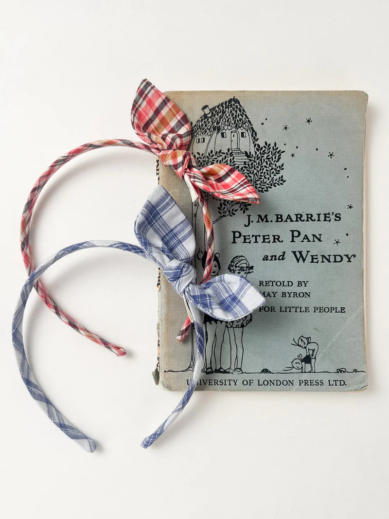 Alice Bow Headband | Homestead Blue