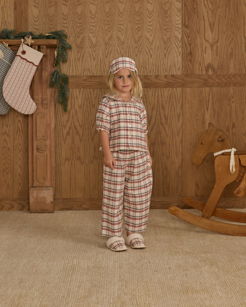 Ruffle Pajamas || Holiday Flannel