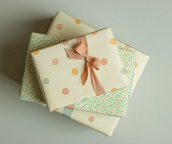 Gift wrap, Multi dots - 10 m, PAPER, Maileg USA - All The Little Bows