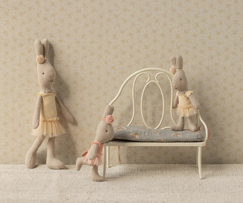 Maileg | Vintage Bench, Miniature - Off White