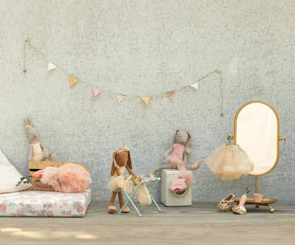 Maileg | Bunny Size 2, Classic - Rose Ballet Suit & Skirt