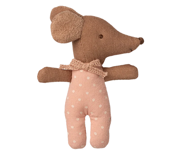 Maileg | Sleepy Wakey Baby Mouse in Matchbox - Rose (2025)