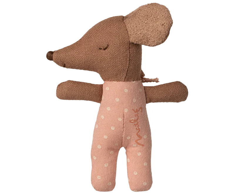 Maileg | Sleepy Wakey Baby Mouse in Matchbox - Rose (2025)