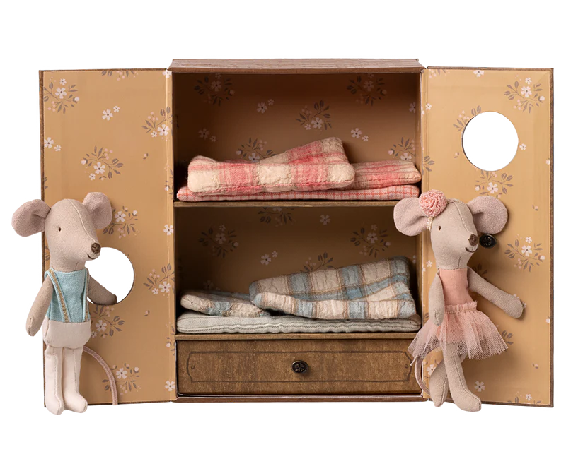 Maileg | Ballet Mice in Dance Studio, Little Sister & Brother