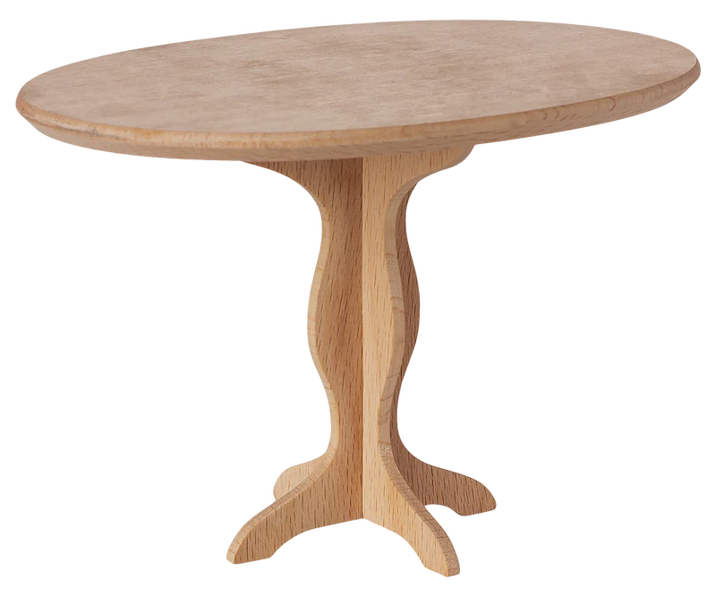 Maileg | Oval Table, Mini - Nature