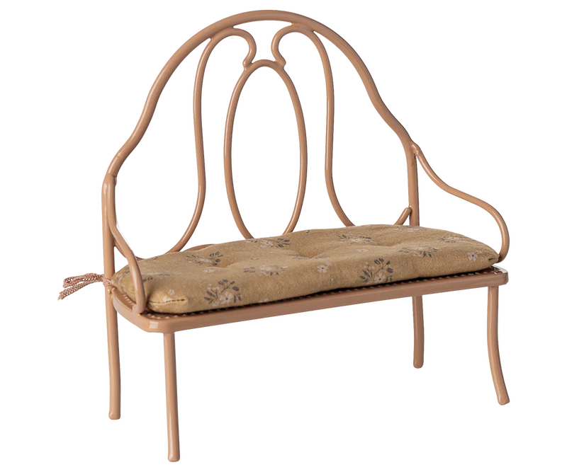 Maileg | Vintage Bench, Mini - Dark Powder