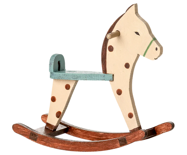 Maileg | Rocking Horse, Mouse - Spotted