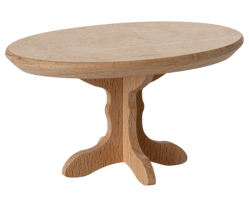 Maileg | Oval Coffee Table, Mouse - Nature