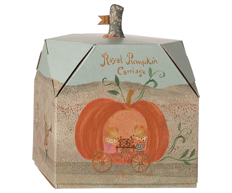 Maileg | Pumpkin Carriage, Mouse, , Maileg - All The Little Bows