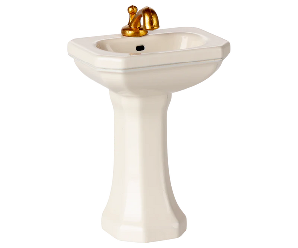 Maileg | Bathroom Sink, Mouse - Off White