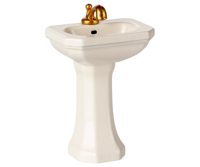Maileg | Bathroom Sink, Mouse - Off White