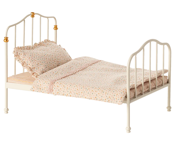 Maileg | Vintage Bed, Mouse - Off White