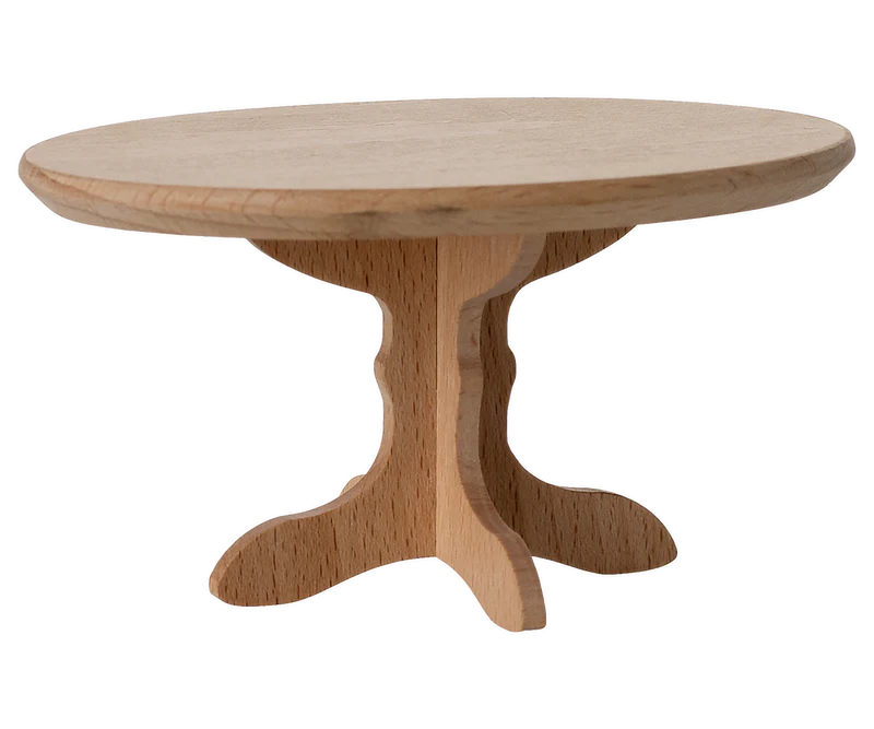 Maileg | Oval Dining Table, Mouse - Nature