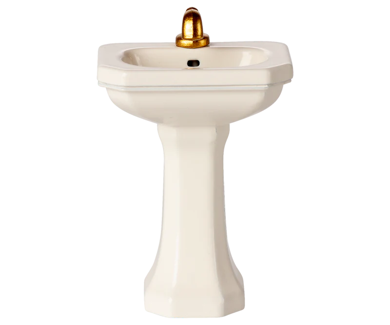 Maileg | Bathroom Sink, Mouse - Off White