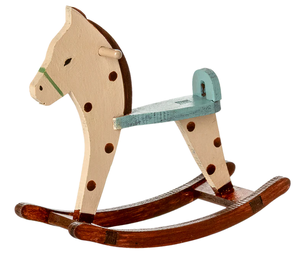 Maileg | Rocking Horse, Mouse - Spotted