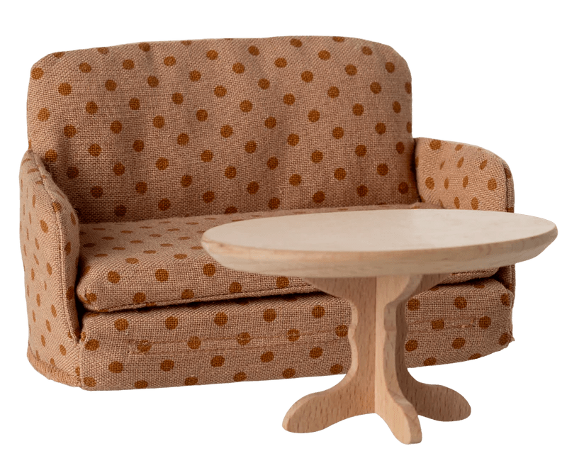 Maileg | Sofa Bed, Mouse - Dots, , Maileg - All The Little Bows