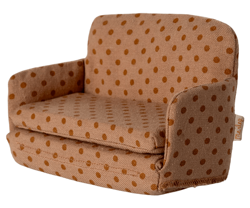 Maileg | Sofa Bed, Mouse - Dots, , Maileg - All The Little Bows