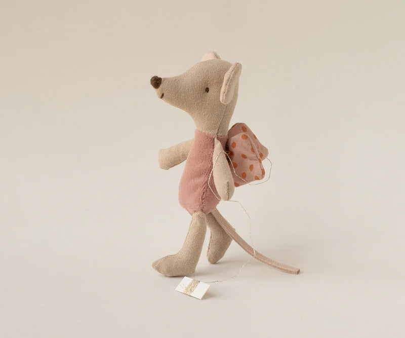 Maileg | Fairy Mouse, Little - Rose