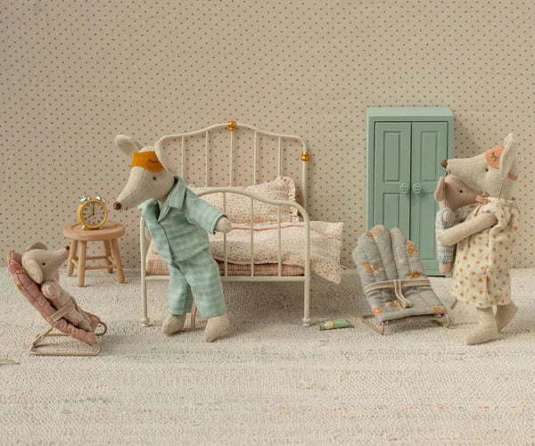 Maileg | Pyjamas for Dad Mouse - Mint / Sand, , Maileg - All The Little Bows