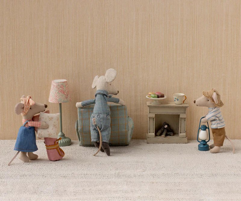 Maileg | Sofa Bed, Mouse - Checker, , Maileg - All The Little Bows