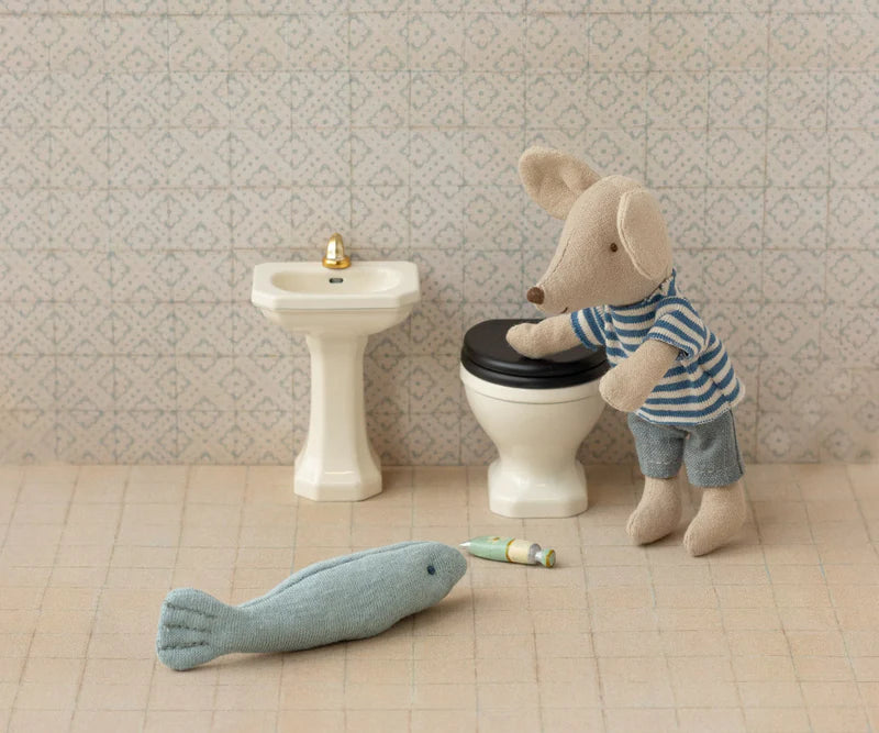 Maileg | Bathroom Sink, Mouse - Off White