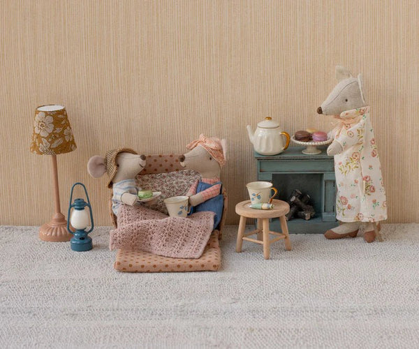 Maileg | Sofa Bed, Mouse - Dots, , Maileg - All The Little Bows