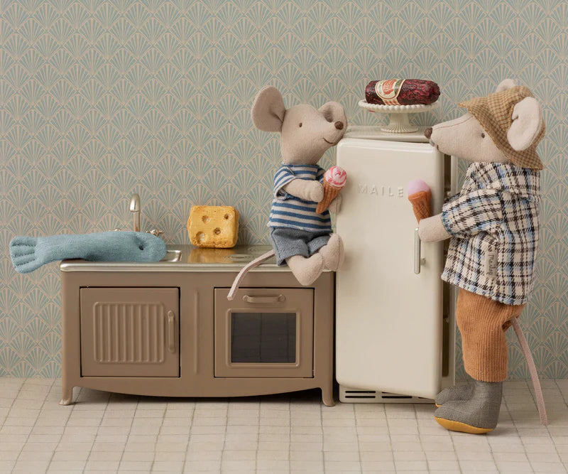 Maileg | Fridge, Mouse - Off White